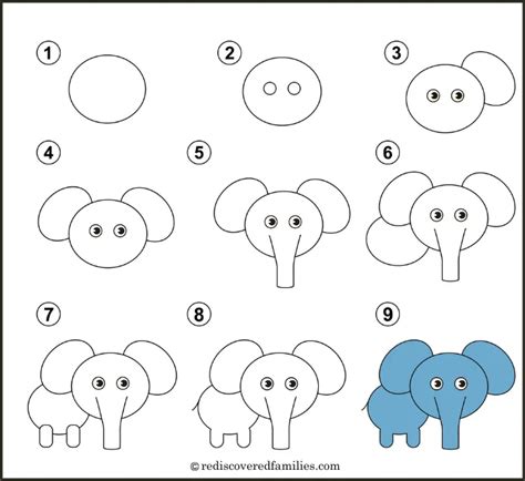 Easy animals To Draw For Kids | Rediscovered Families