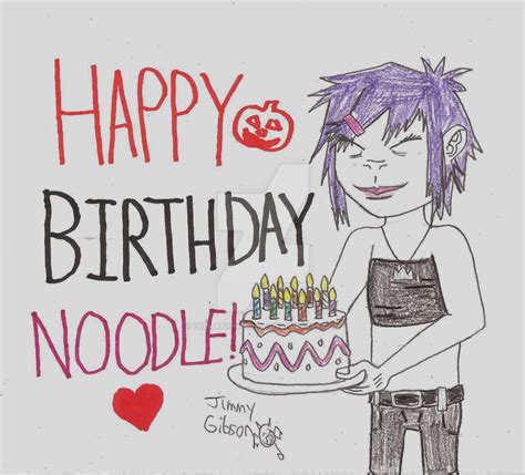 Happy Birthday Noodle! by CelmationPrince on DeviantArt