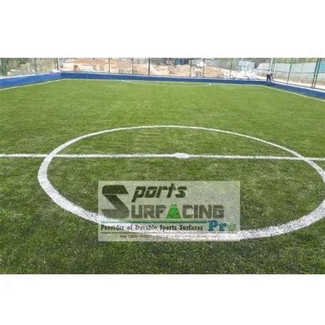 Pe Synthetic Artificial Football Turf Installation Service, Size: 10 Mm ...