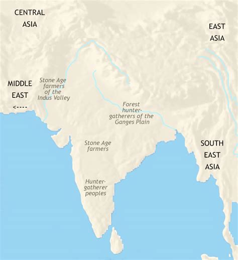 Ganges And Indus River Map