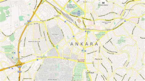 Ankara City Map – Map Illustrators