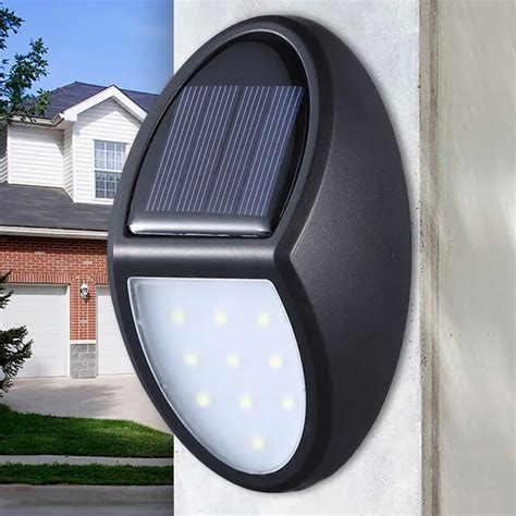 Wall Lamp 10 LED Solar Villa Outdoor IP65 Waterproof Lighting Small ...