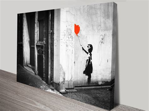 Banksy Balloon Girl There is Always Hope Stretched Canvas Prints