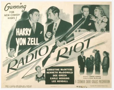 Showbiz Imagery and Forgotten History, Harry Von Zell, veteran radio ...