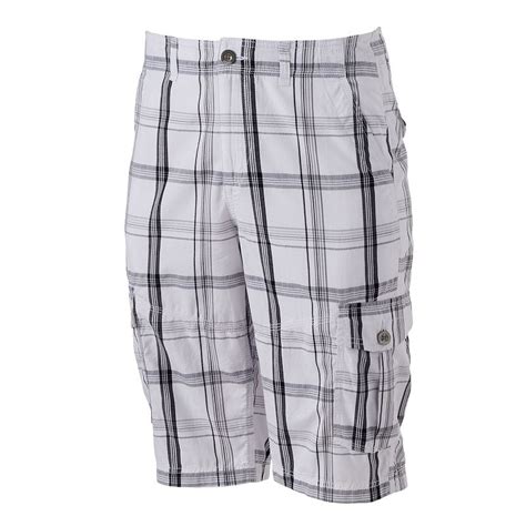 Men's Helix™ Mini Ripstop Plaid Cargo Shorts