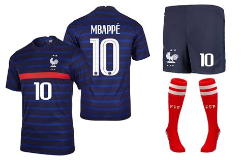 Buy sSendy France 2022 Home/Away #10 Soccer Football Jersey Kit for ...