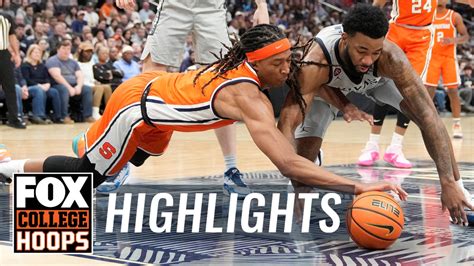 Syracuse Orange vs. Georgetown Hoyas Highlights | CBB on FOX - BVM Sports