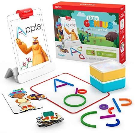 Osmo - Little Genius Starter Kit for iPad - 4 Hands-On Learning Games ...