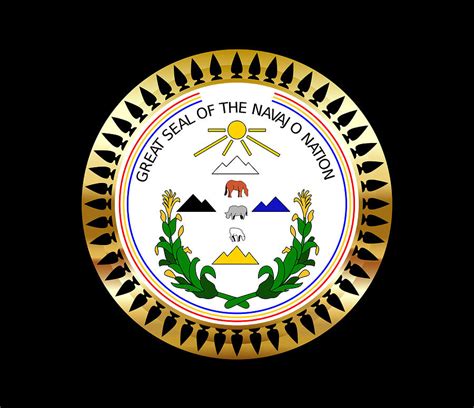 The Great Seal Of The Navajo Nation Digital Art by Wesam Khalil - Fine ...