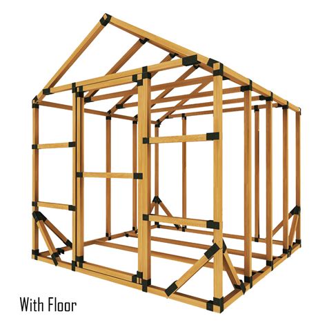 8X8 Standard Storage Shed Kit - E-Z Frame Structures