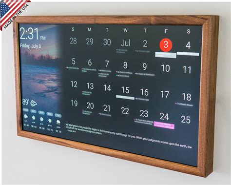 32 Digitale Wandanzeige Smart Screen WiFi Kalender - Etsy.de