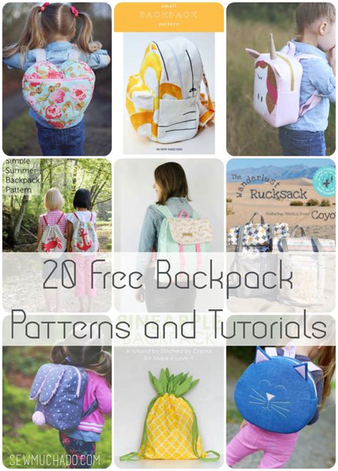 35+ Designs Toddler Backpack Sewing Pattern Pdf - CorrineSorcha