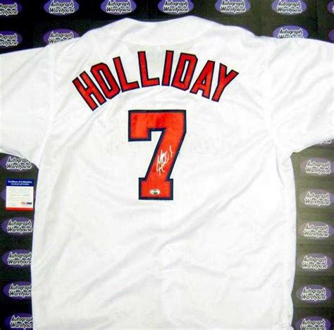 Matt Holliday autographed Jersey (St. Louis Cardinals)