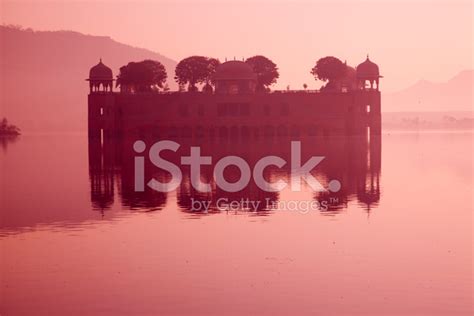 Floating Palace Jal Mahal At Jaipur India Stock Photo | Royalty-Free ...