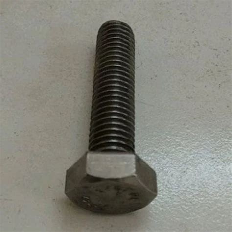 M10 (10 mm) Stainless Steel Hex Bolt Full Thread, Black Oxide at best ...