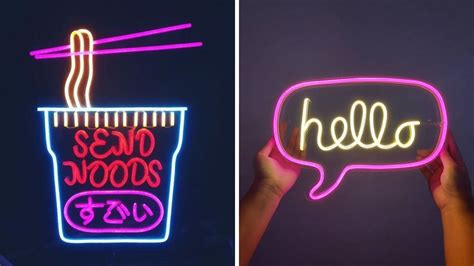 Neon Signs Good Times LED Acrylic Sign Blue Pink Neon Light LED Wall ...