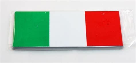 Large Italian Flag Car Sticker