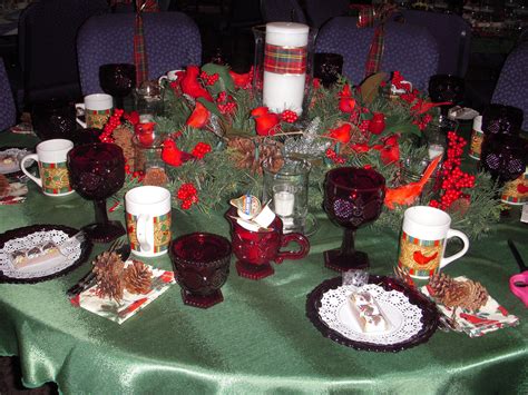 Advent by Candlelight table: used red cardinals as the theme | Holiday ...