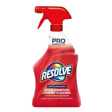 Resolve 32 oz. Professional Carpet Cleaner and Stain Remover Spray ...