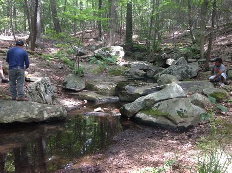 Log Bridge — MANITOGA