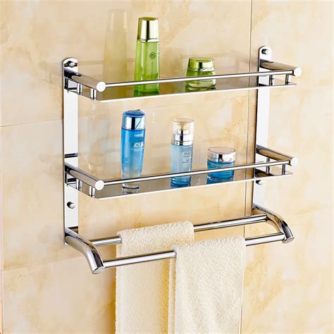 Towel Racks With Shelves For Bathroom - towel rack above toilet large ...