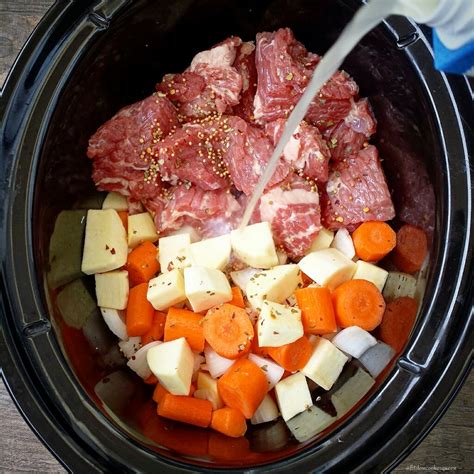 slow cooker corned beef cabbage soup - Fit Slow Cooker Queen