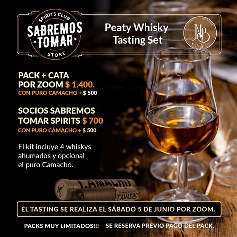 Peaty Whisky Tasting Set - Sabremos Tomar