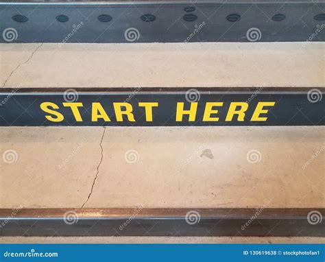 Start Here Sign Stock Photos - Download 180 Royalty Free Photos