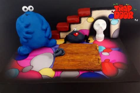 TRAP DOOR - Berk, Boni, Drutt, The Trapdoor set - hand made nostalgic ...