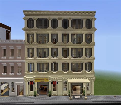 Apartment building. : r/Minecraft