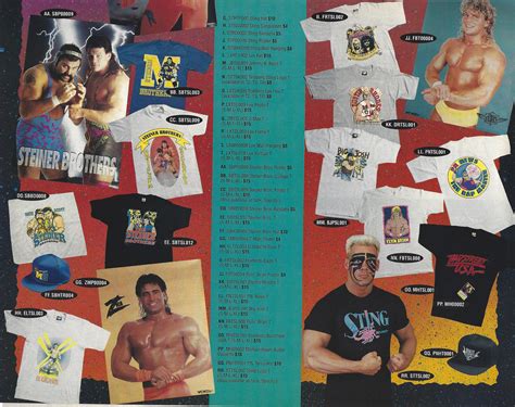 WCW Wrestling Merch Catalog from 1992ish — Rad Years