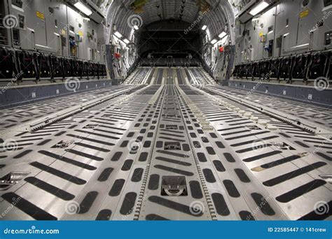 C-17 Interior stock image. Image of reach, cargo, unclassified - 22585447