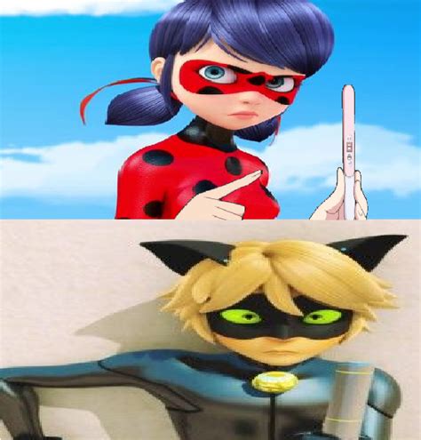 Miraculous Ladybug Pregnancy Test Meme. by brandonale on DeviantArt