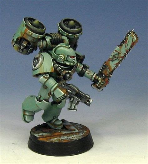 James Wappel Miniature Painting: Luna Wolves Assault marines