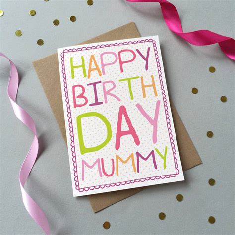 'happy birthday mummy' card by sarah catherine designs ...