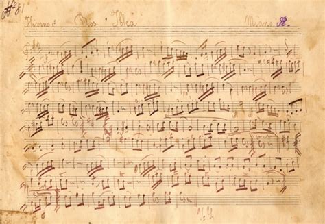 Vintage Sheet Music Wallpaper Wall Mural