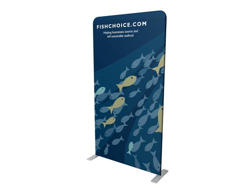 Waveline 48" Double-Sided Banner Stand | Trade Show Booth Display