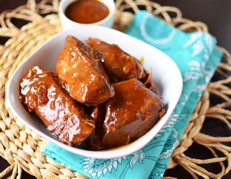 Slow Cooker Boneless BBQ Pork Ribs - Simple, Sweet & Savory