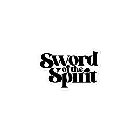 Sword of the Spirit Logo Sticker - Sword of The Spirit