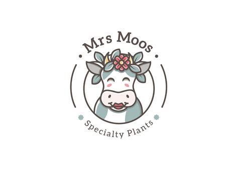 Cute cow logo by Liza Geurts on Dribbble