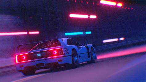 Tunneled Vibes (seanifferson) [1920x1080] | Neon car, Retro futurism ...