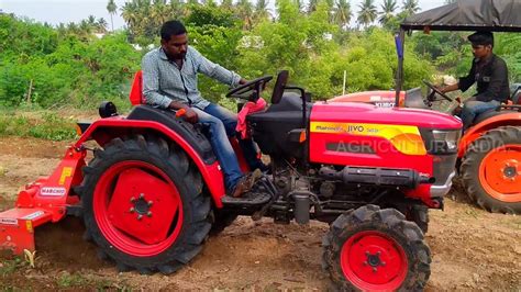 Mahindra Jivo 245DI Rotavator & Tillage performance | Banana & Turmeric ...