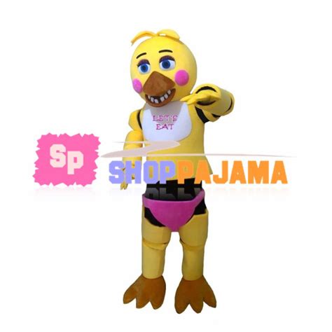 Five Nights At Freddy's Toy Chica Yellow Mascot Costume