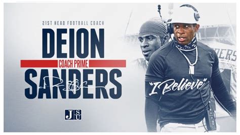 Deion Sanders named Jackson State's 21st head football coach ...