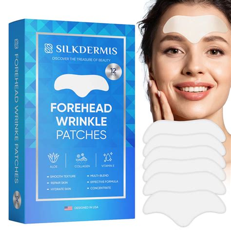 SILKDERMIS Forehead Wrinkle Patches 12 Packs, Forehead Patches for ...