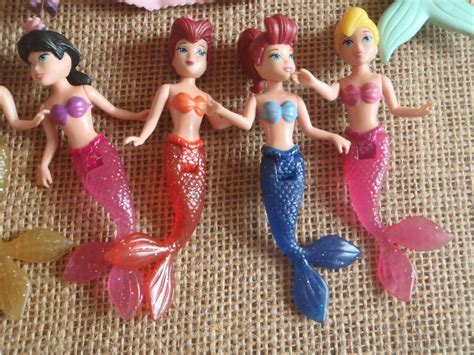 Polly Pocket Disney Princess Ariel, Prince & Mermaid Sisters Little ...