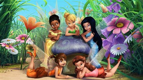 List Of Disney Fairies Characters Tinker Bell Fawn Rosetta Iridessa HD ...