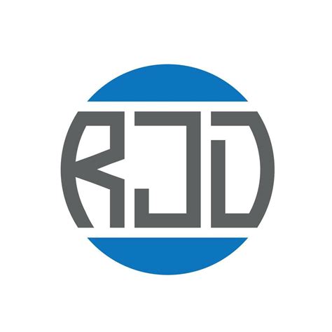 RJD letter logo design on white background. RJD creative initials ...