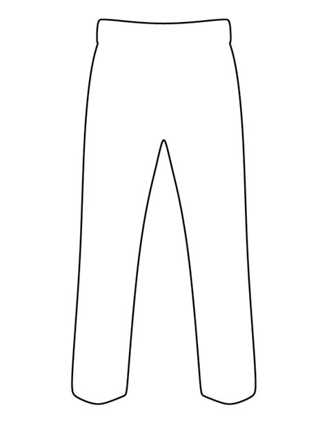 Printable Pants Template