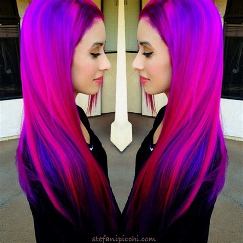 25+ bästa Bright pink hair idéerna på Pinterest